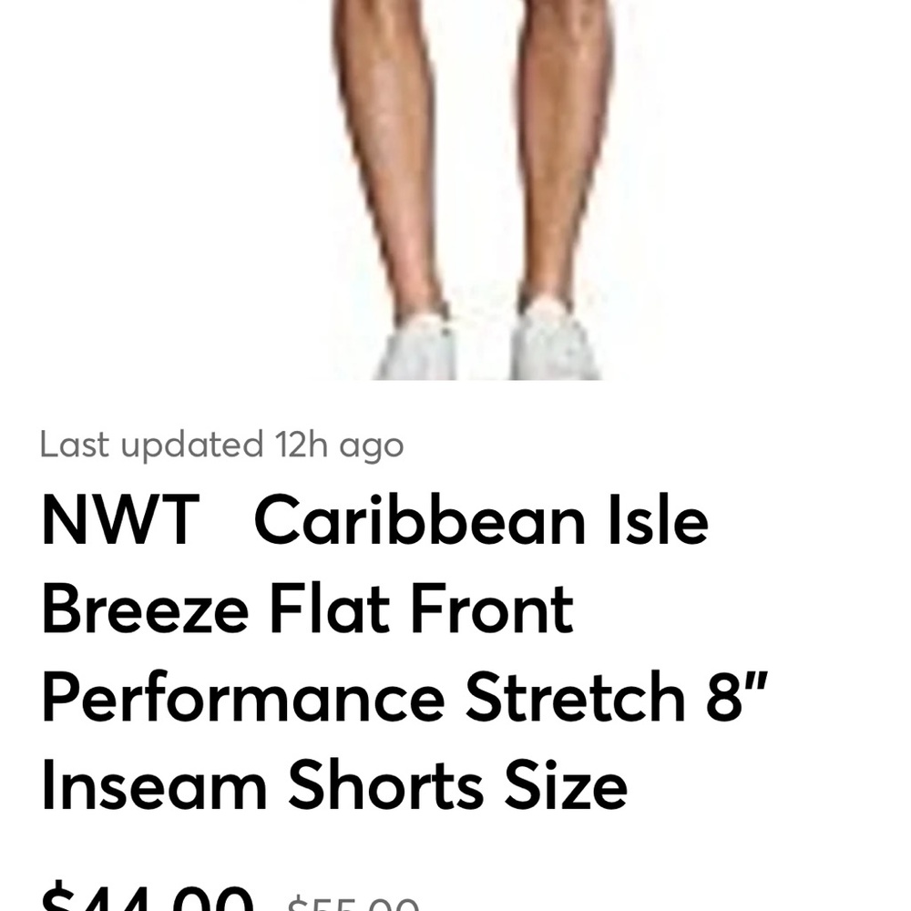 Caribbean Men's Athletic Shorts - Tan
